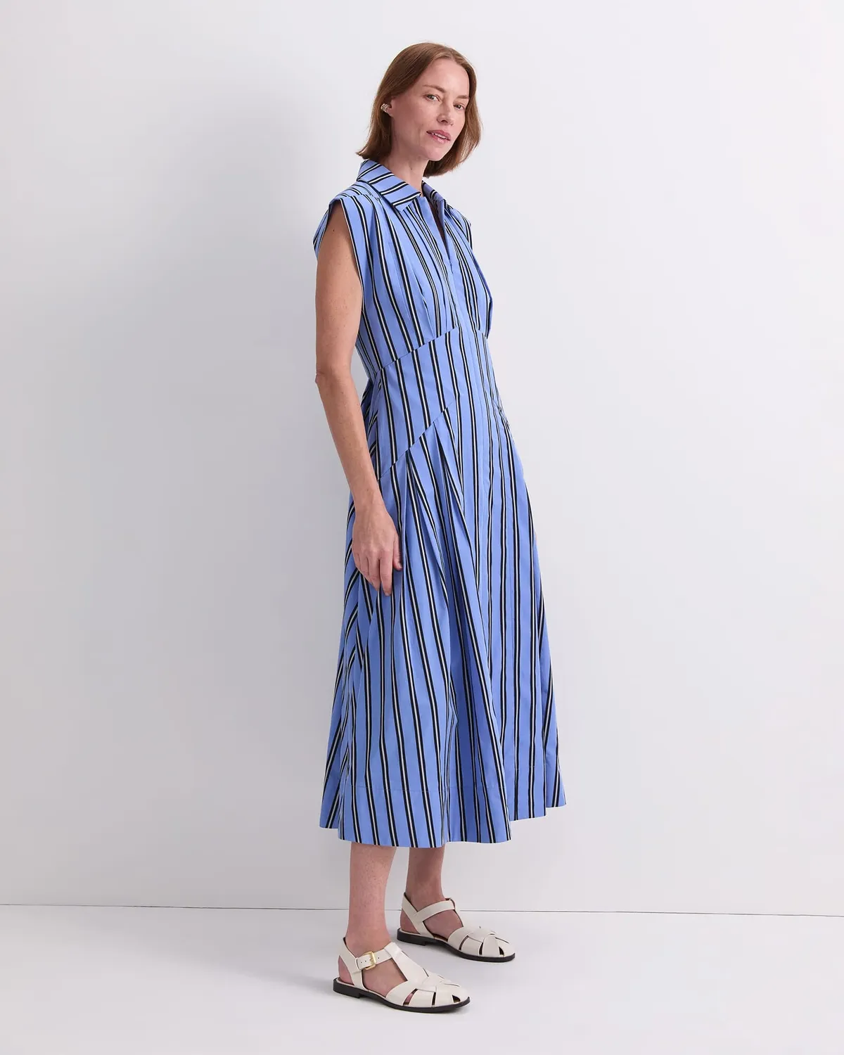 Sportscraft Jade Stripe abito righe donna midi