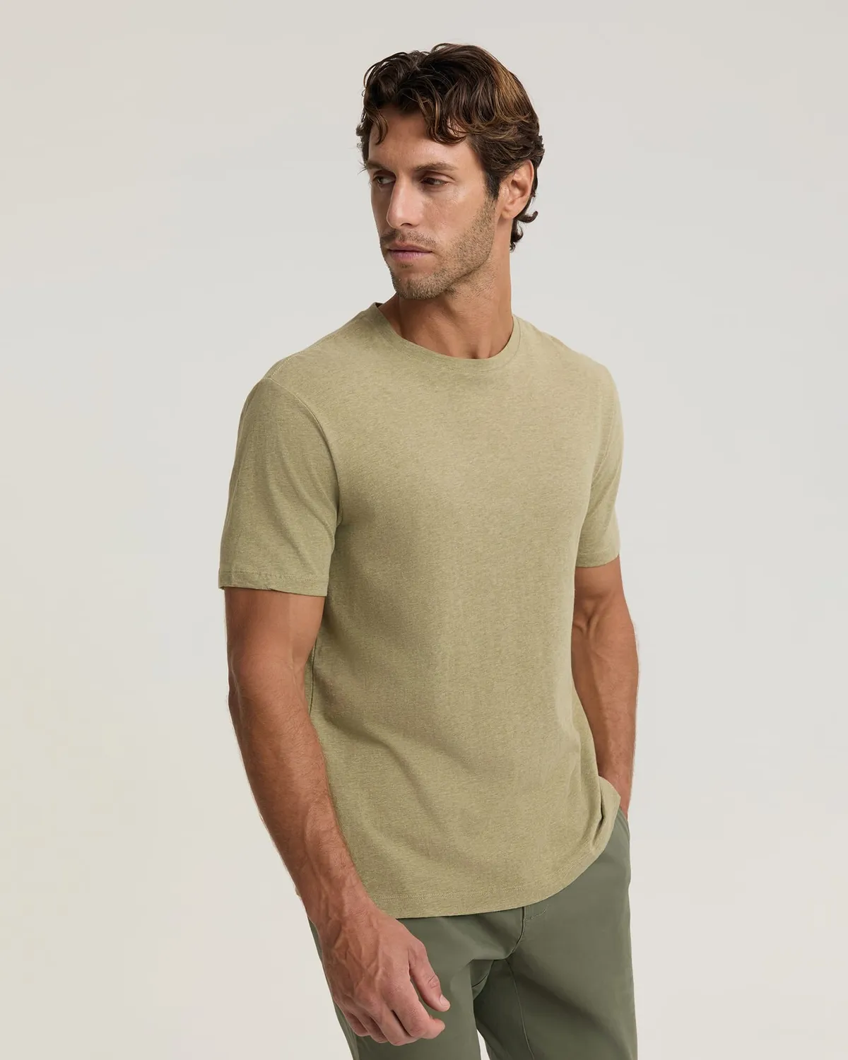 Sportscraft Supersoft Melange Tee maglietta cotone spazzolato