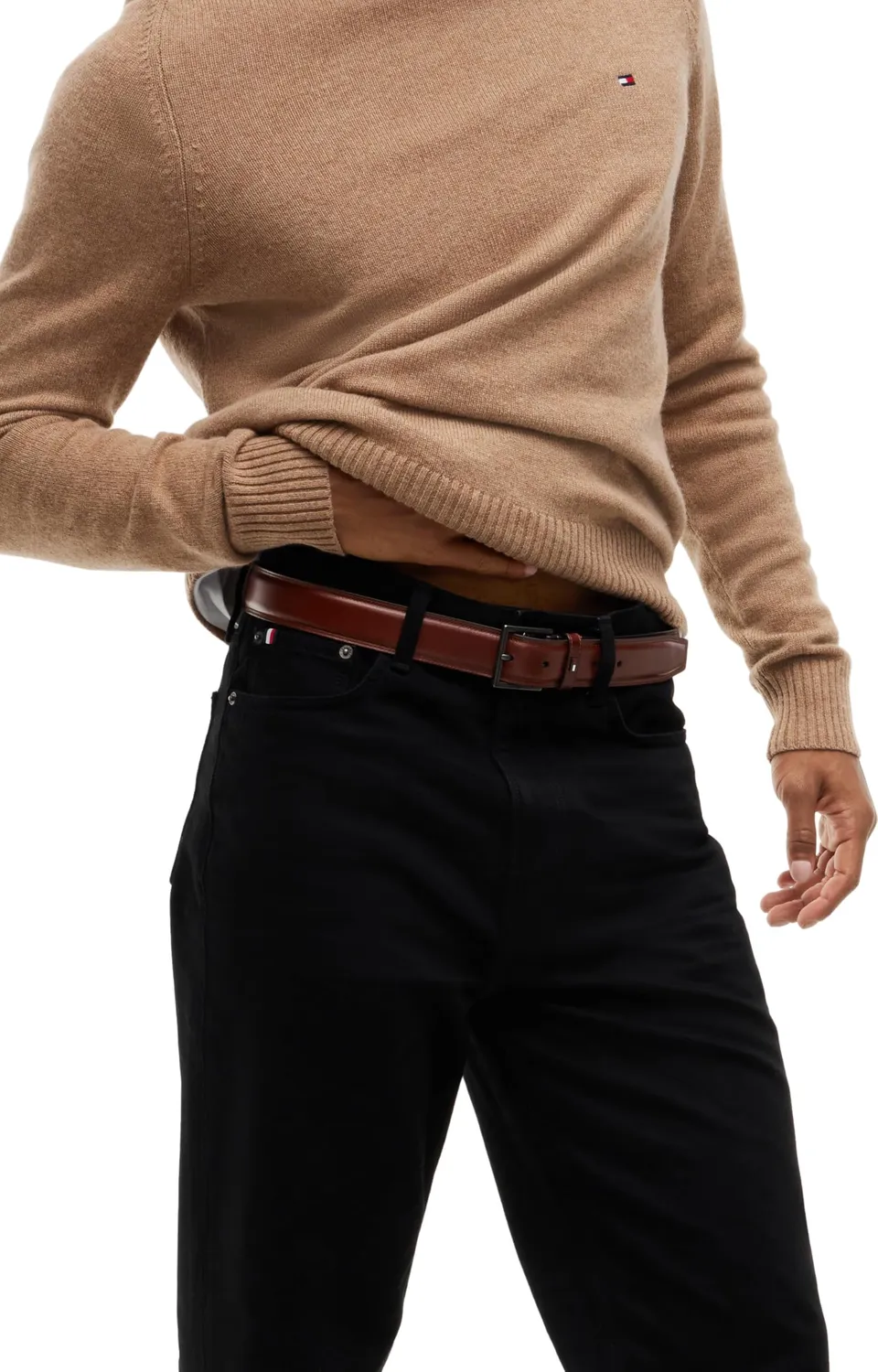 Tommy Hilfiger River Relaxed jeans uomo Bas Black 34W 32L denim
