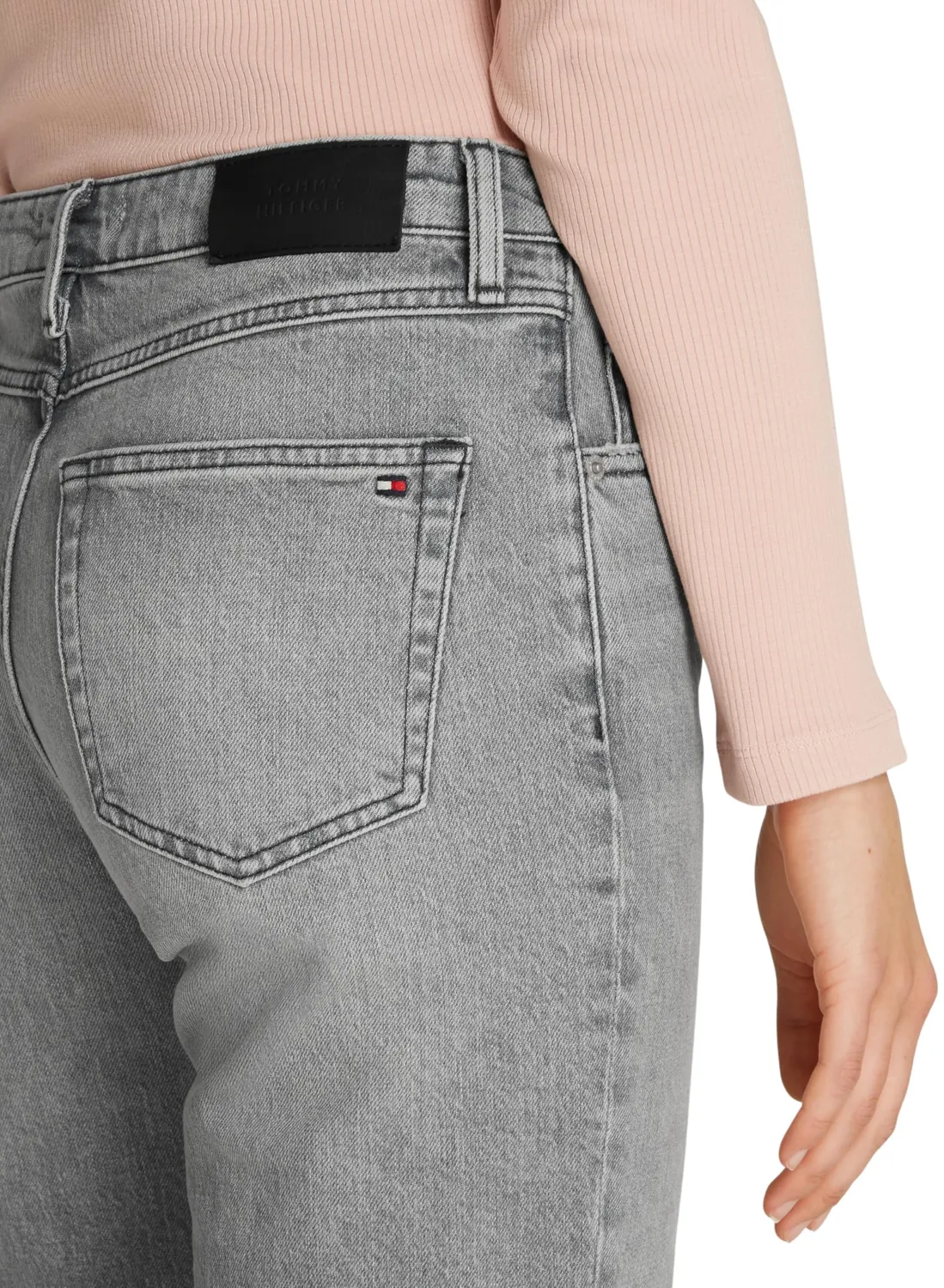 Tommy Hilfiger Noe Straight jeans donna gamba dritta blu