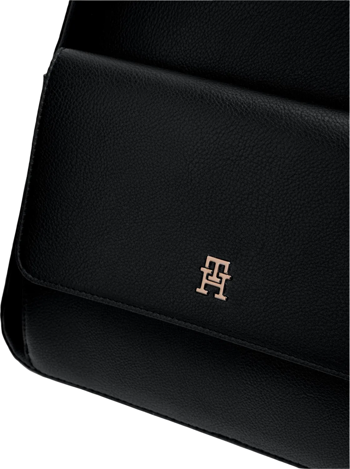 Tommy Hilfiger Icon Zaino Donna Nero Taglia Unica Tasca Esterna