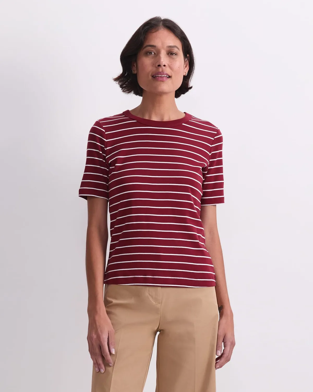 Sportscraft Heidi Stripe Tee t-shirt donna righe coste
