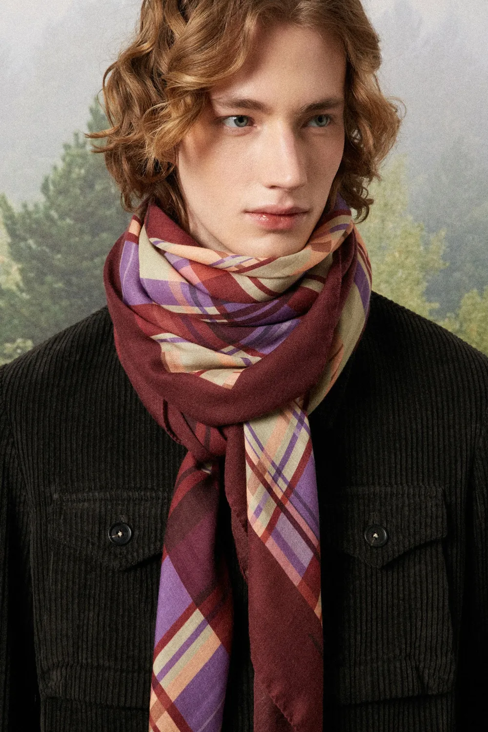 Massimo Alba Stole stola cashmere sierra 140x140
