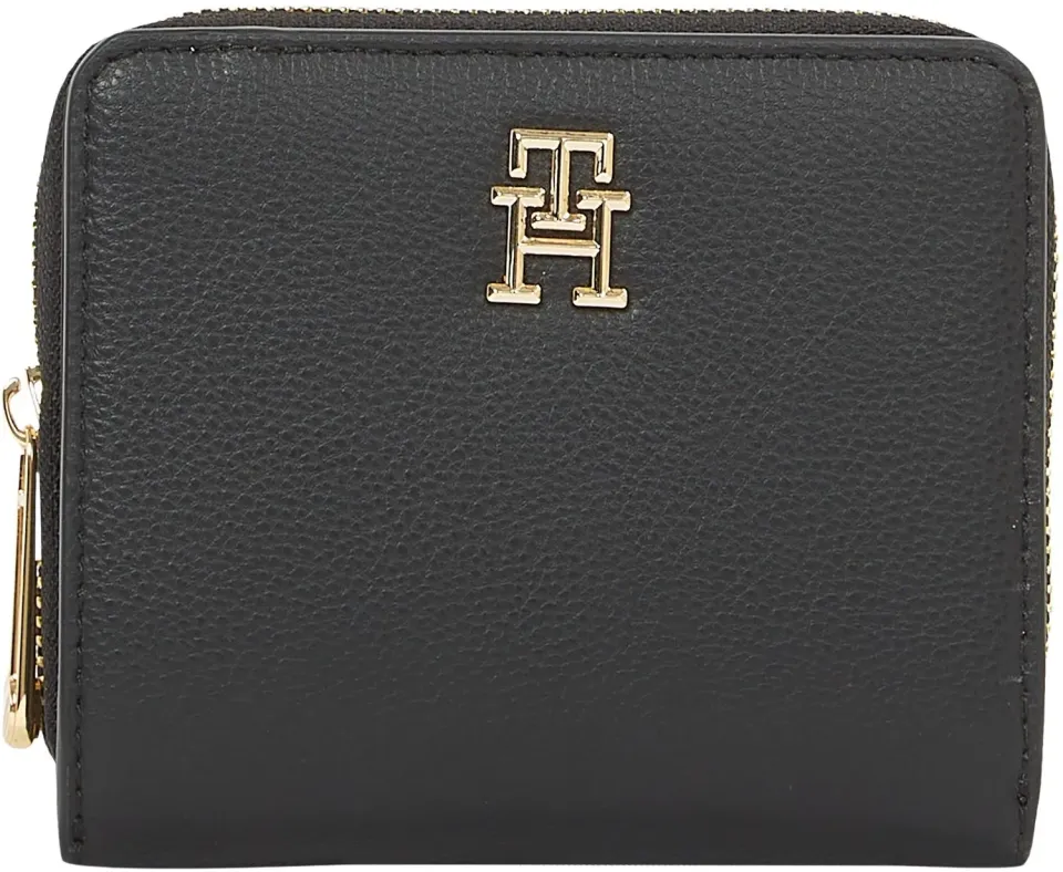Tommy Hilfiger Soft Logotape Portafoglio Piccolo Nero