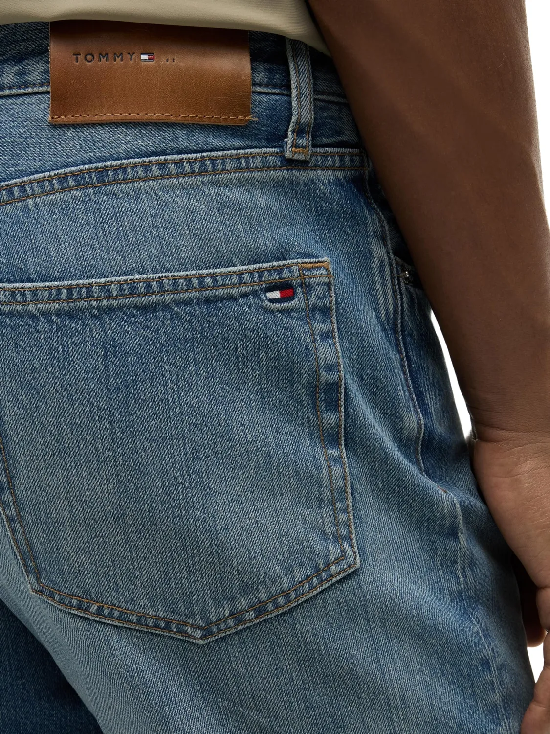 Tommy Hilfiger River MW0MW42330 jeans uomo 36W/32L blu