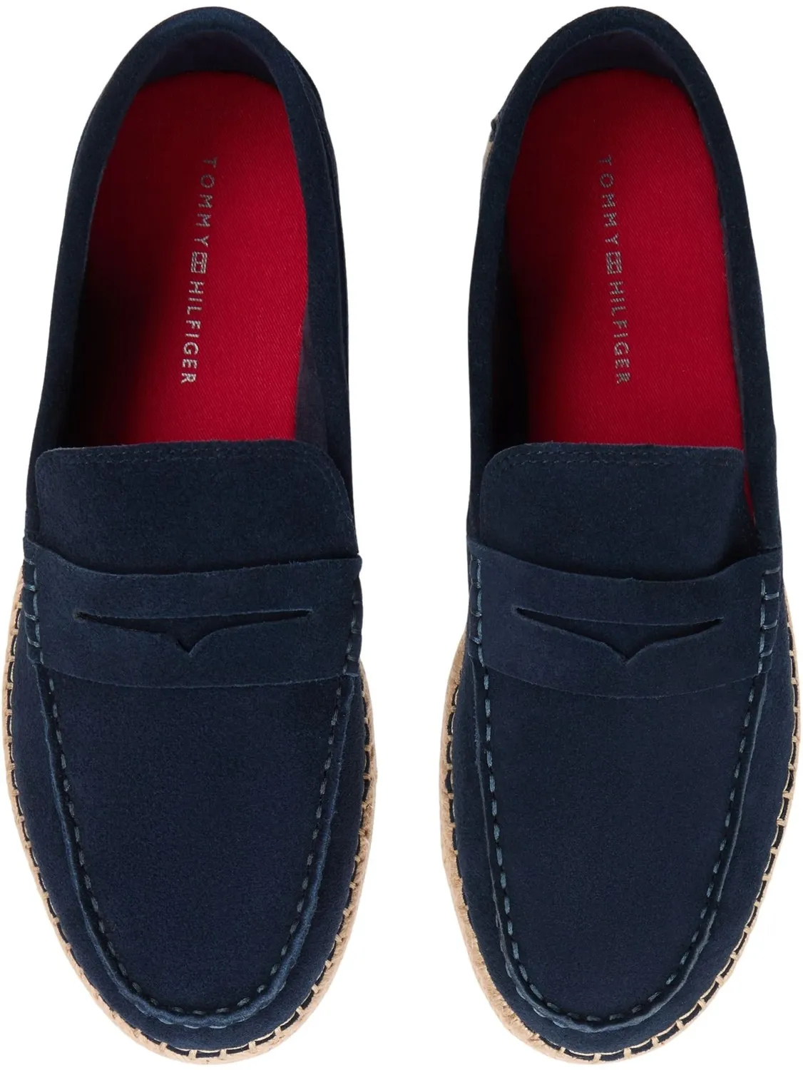 Tommy Hilfiger Flexible Sde mocassini uomo 43 blu