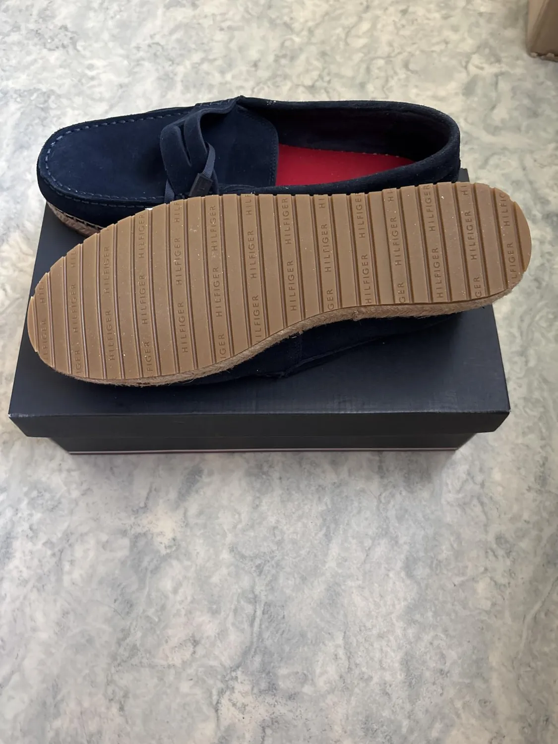 Tommy Hilfiger Flexible Sde mocassini uomo 43 blu