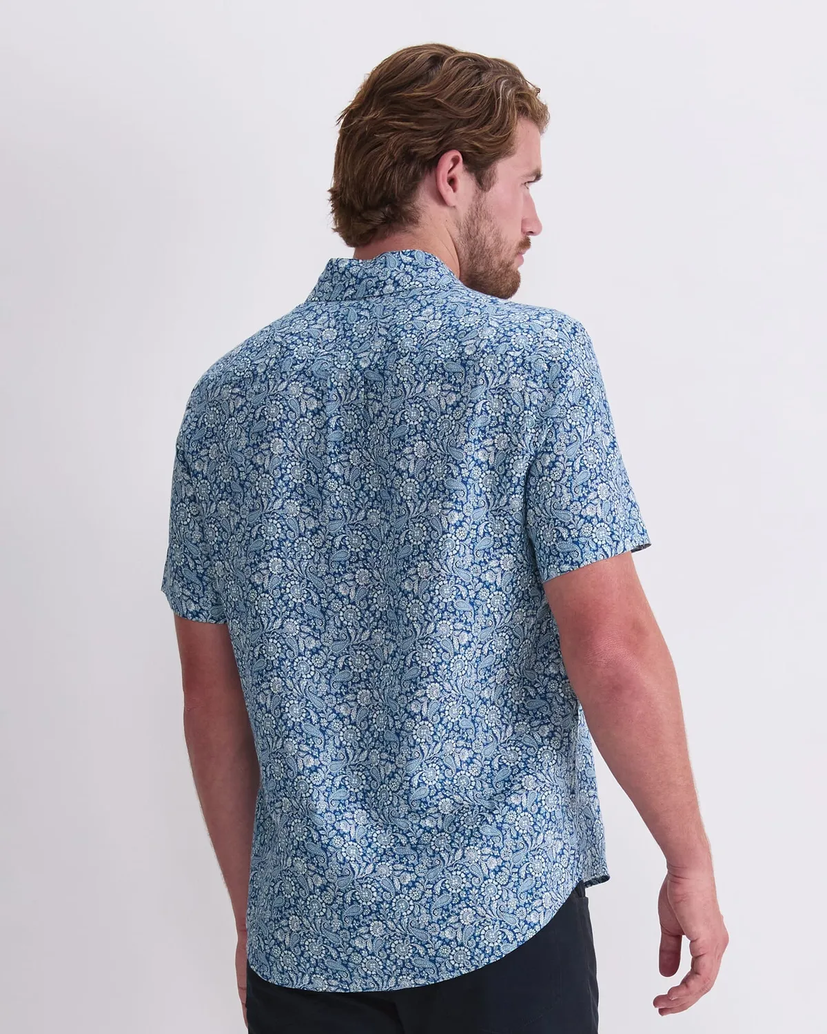 Sportscraft Theodore Liberty 208219 camicia lino maniche corte