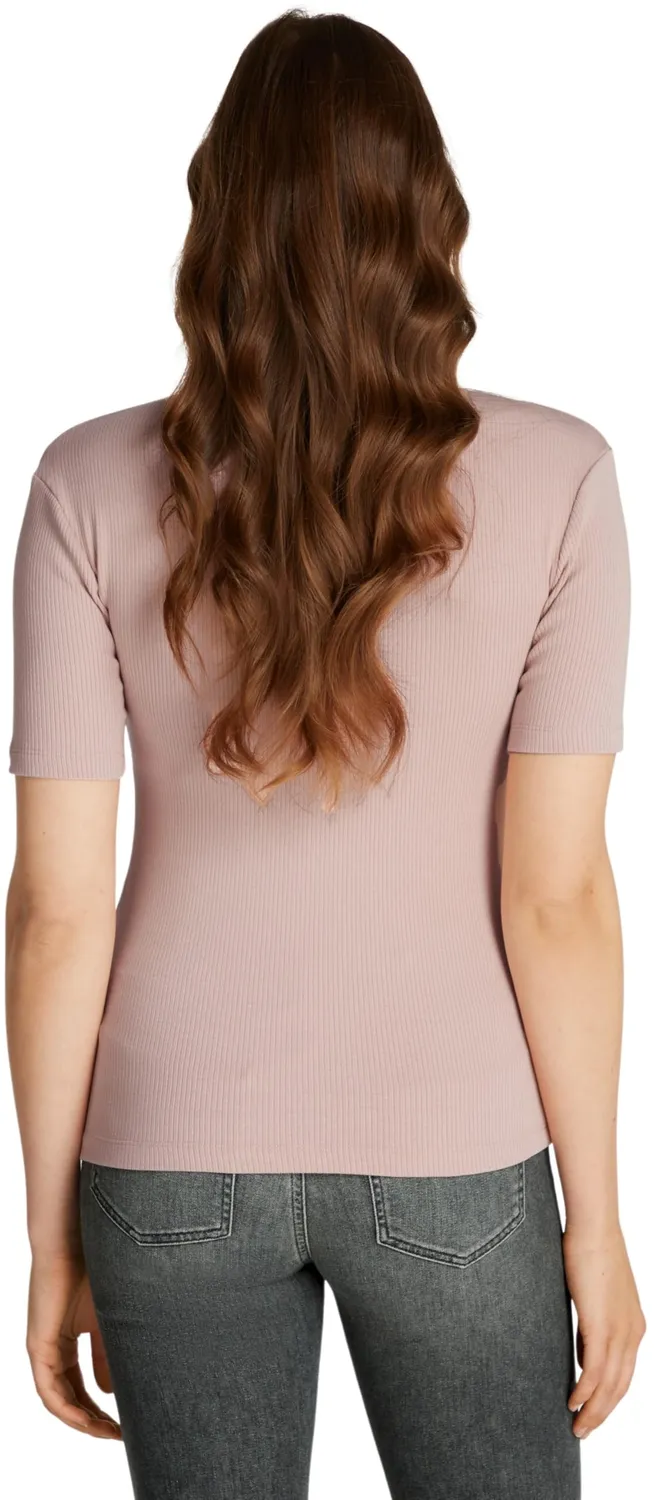 Tommy Hilfiger T-Shirt Rib Scollo Rotondo donna maniche corte