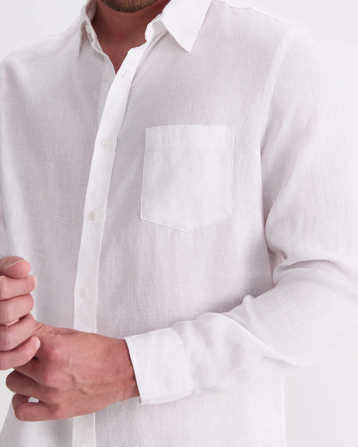Sportscraft Long Sleeve Linen Shirt camicia lino maniche lunghe