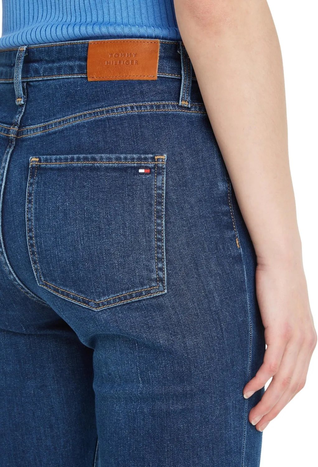 Tommy Hilfiger Jeans Kai Bootcut jeans donna denim kai elasticizzati