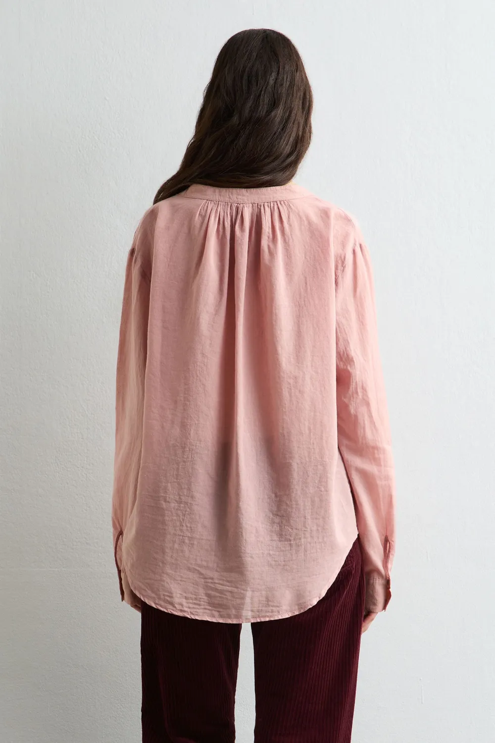 Massimo Alba Yvonne camicia faded rose cashmere