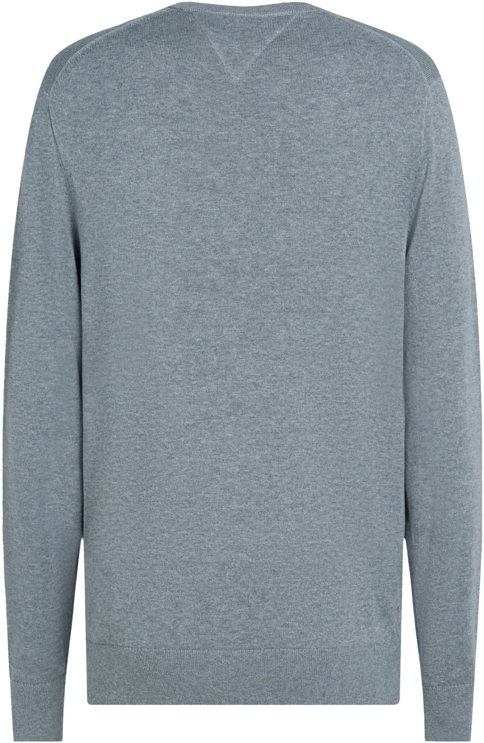 Tommy Hilfiger Essential Cotton Pullover Uomo Scollo V Nero