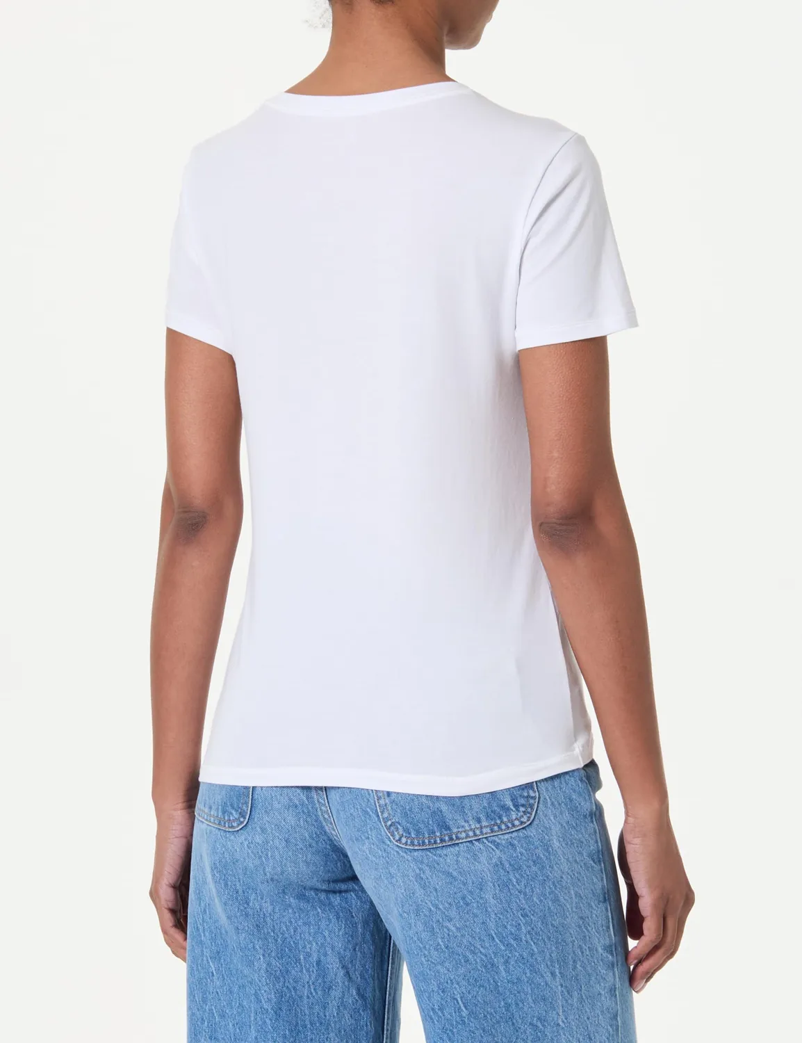 Tommy Hilfiger t-shirt donna scollo rotondo M confezione 2 pezzi