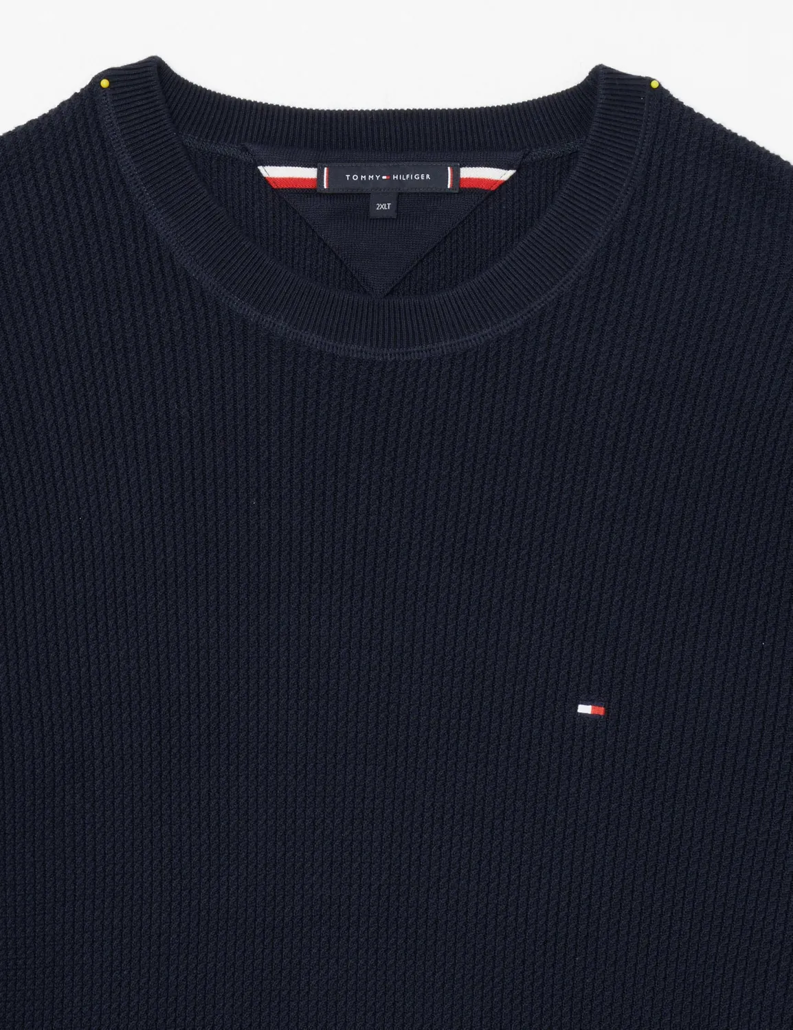 Tommy Hilfiger BT-Structure MW0MW37974 Maglione Blu Girocollo