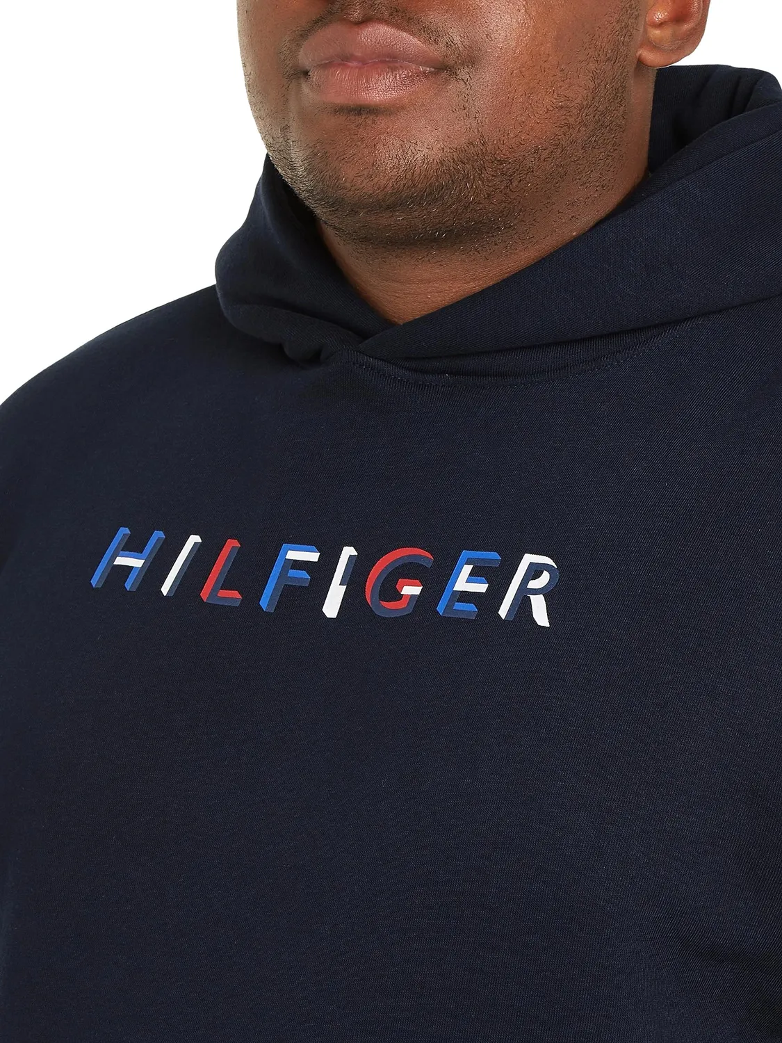 Tommy Hilfiger MW0MW32977 felpa cappuccio uomo 5XL