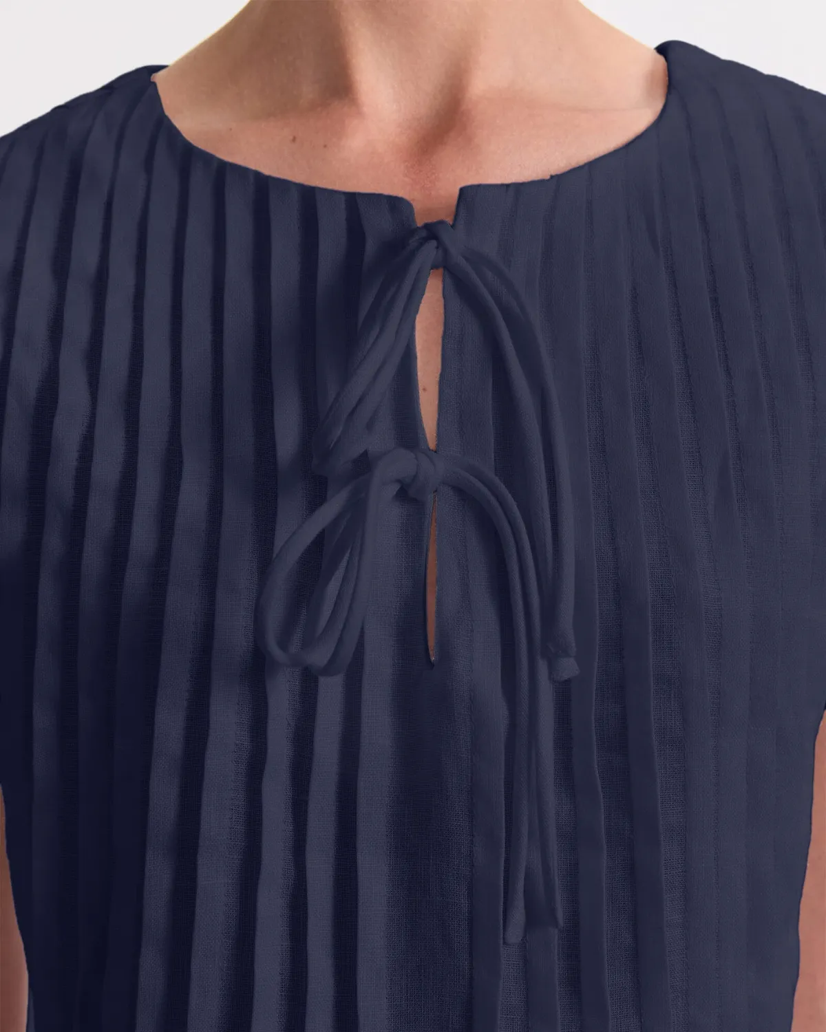 Sportscraft Ariana Pintuck Blouse blusa lino donna