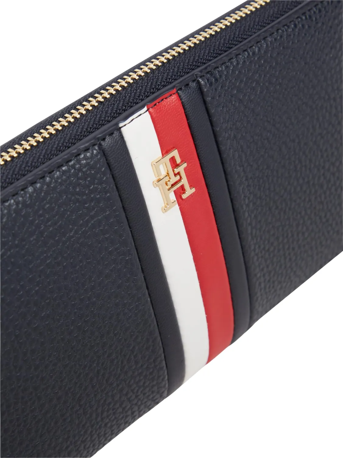 Tommy Hilfiger TH Icon AW0AW19163 portafoglio donna blu zip