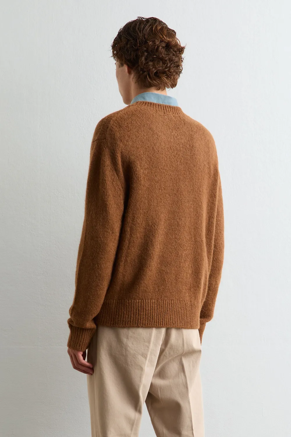 Massimo Alba Bruce maglione uomo Cookie baby alpaca
