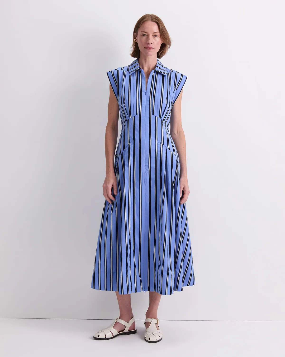 Sportscraft Jade Stripe abito righe donna midi