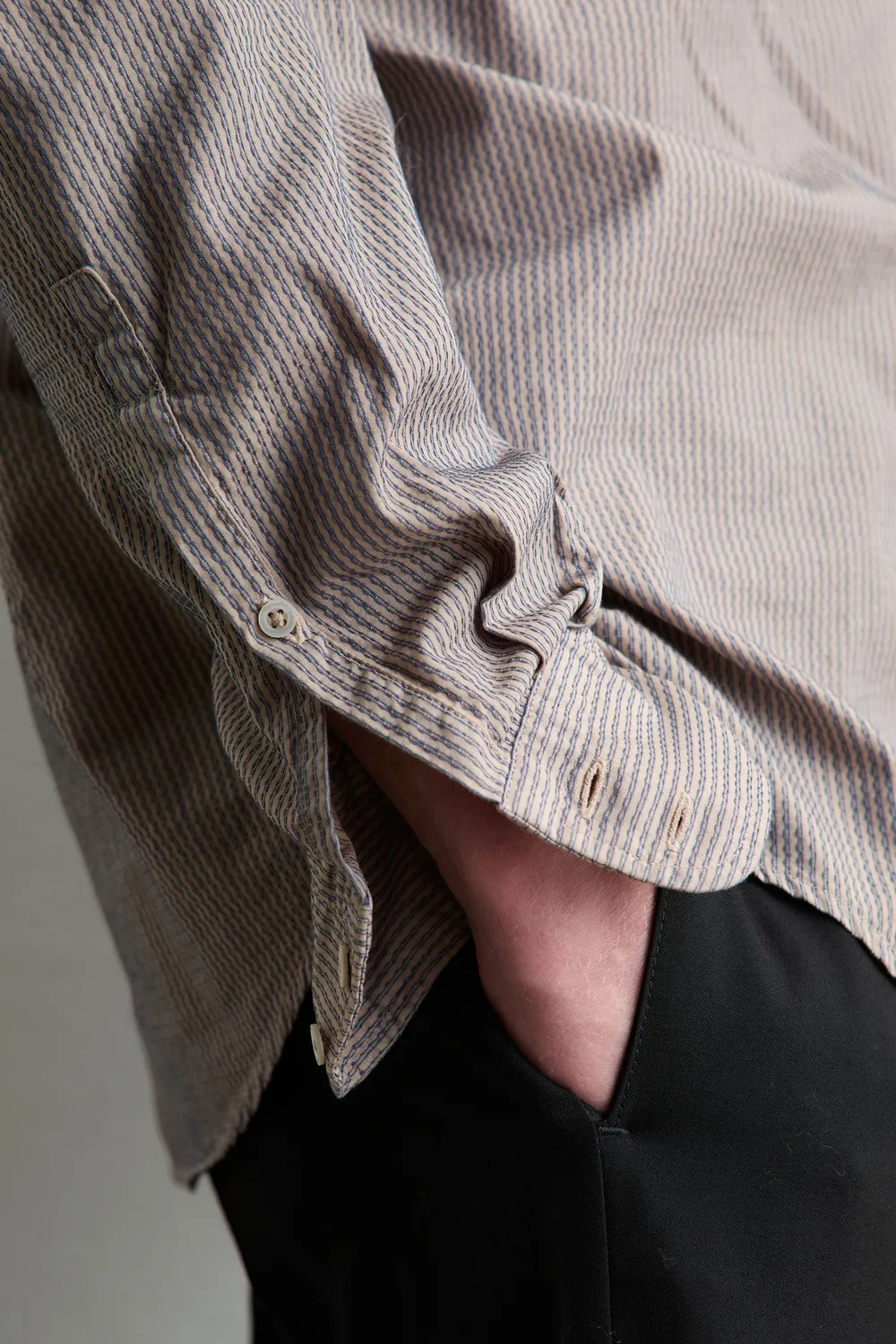 Massimo Alba Canary camicia fossil cotone