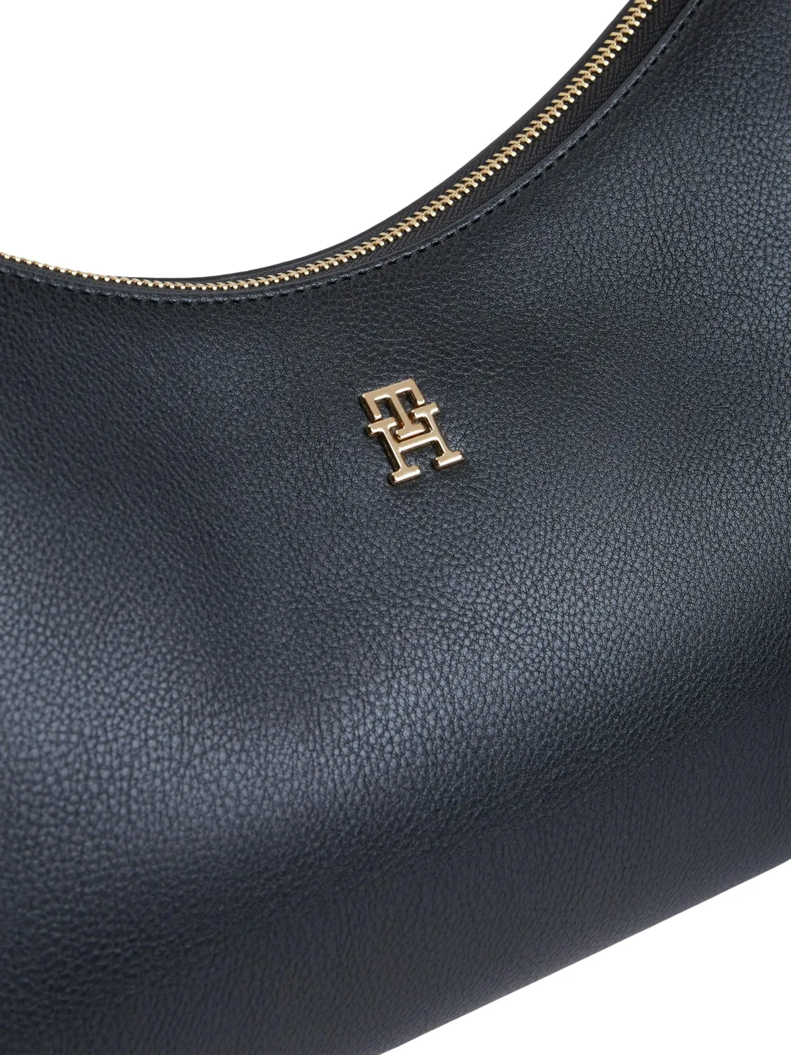 Tommy Hilfiger Icon Borsa a Spalla Donna Nera Monete