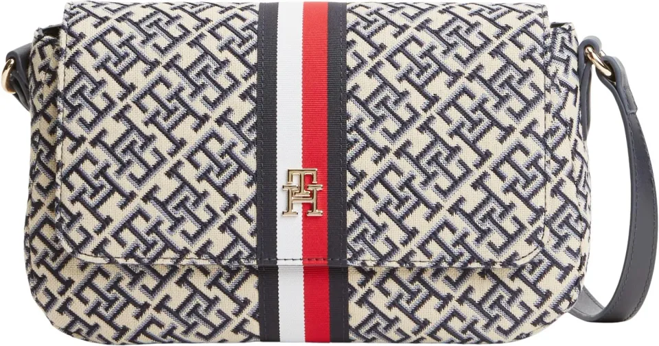 Tommy Hilfiger TH Jacquard Ess AW0AW19066 crossover blu