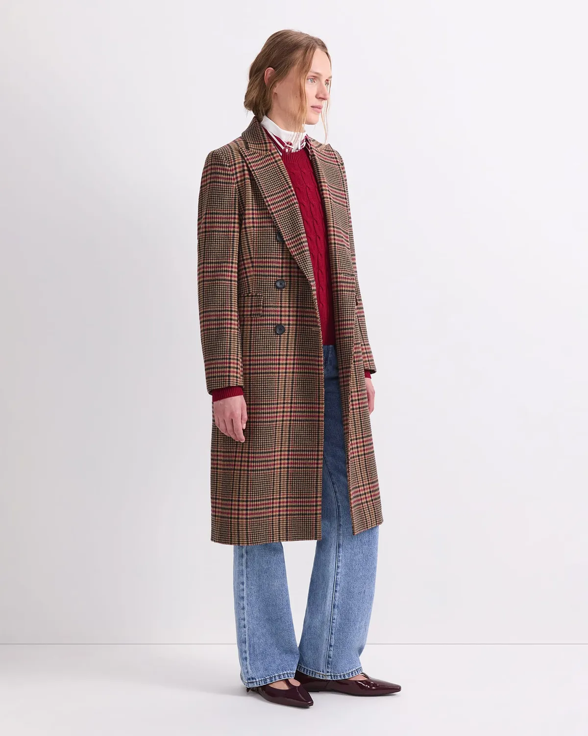 Sportscraft Gia cappotto donna lana a quadri