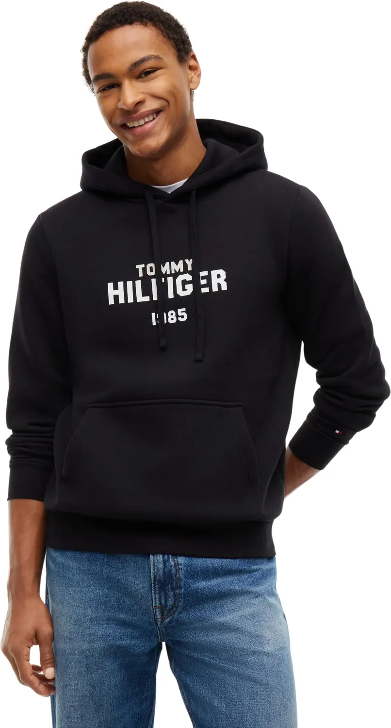 Tommy Hilfiger Stack MW0MW44937 felpa uomo cappuccio felpata