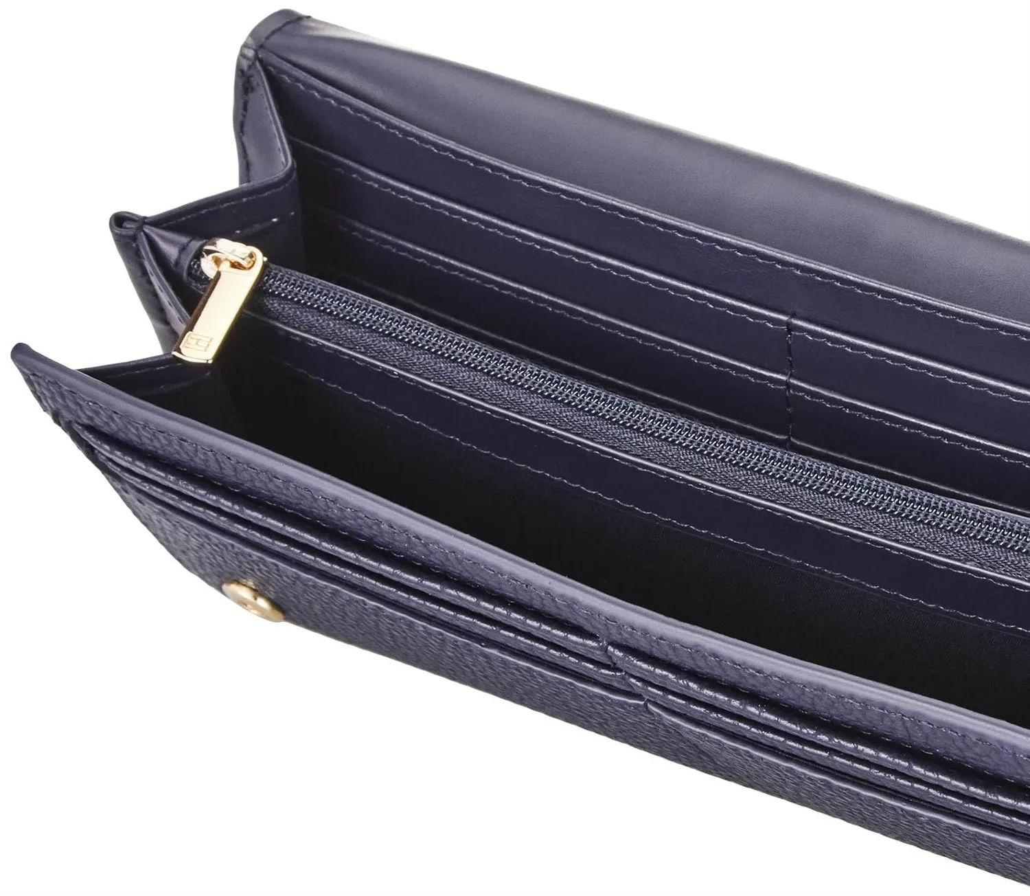 Tommy Hilfiger TH Emblem Large Flap portafoglio donna pelle