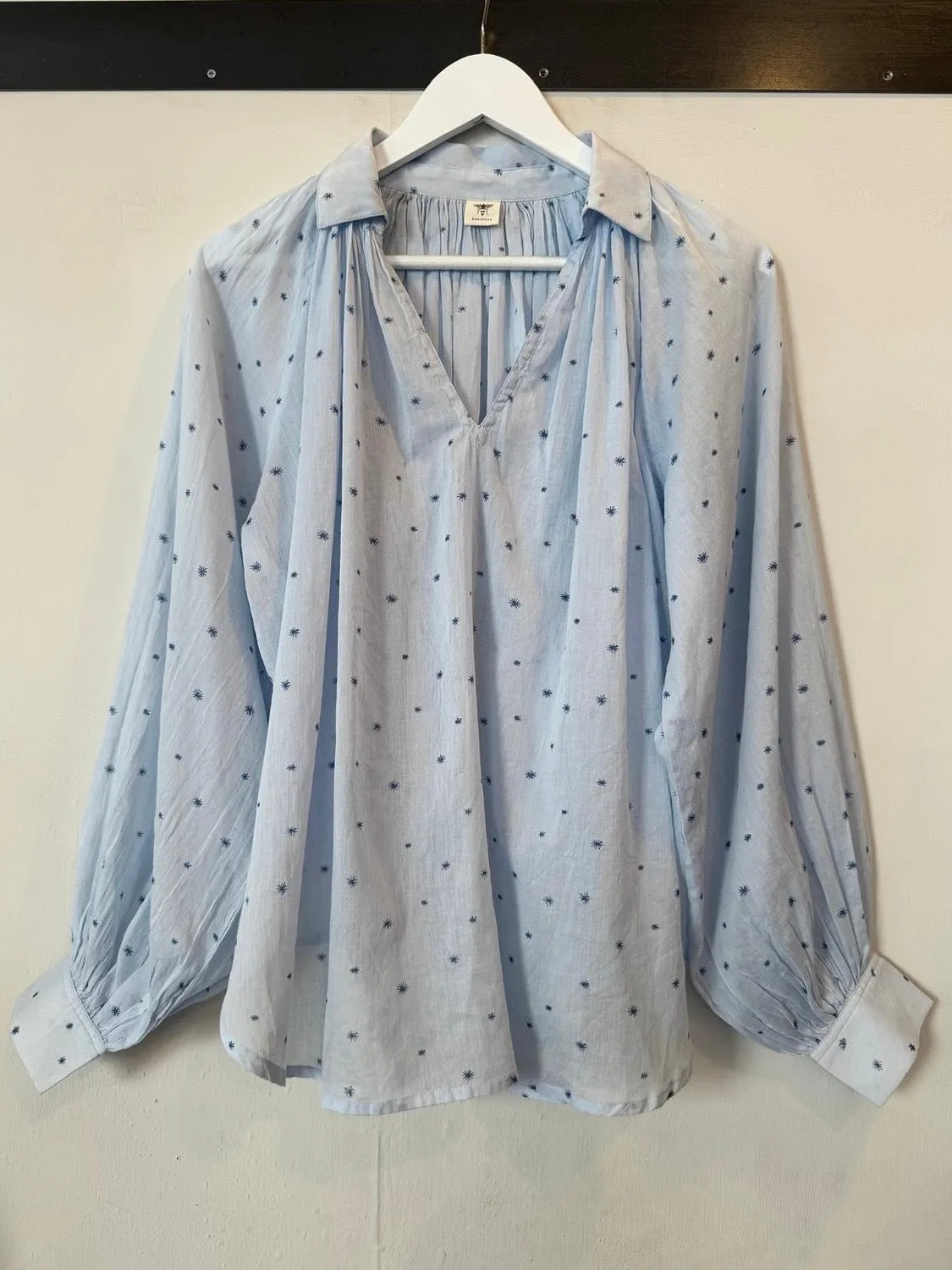 LOL Roma Bohemien Voile camicia bordeaux cotone