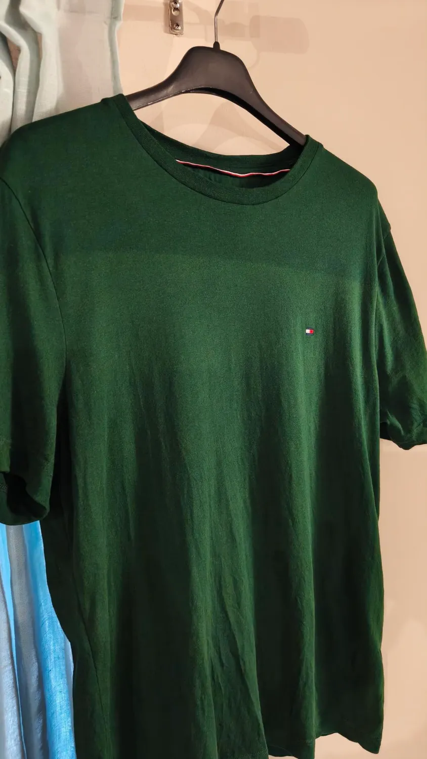 Tommy Hilfiger Seasonal Solid Tee t-shirt uomo beige scollo rotondo