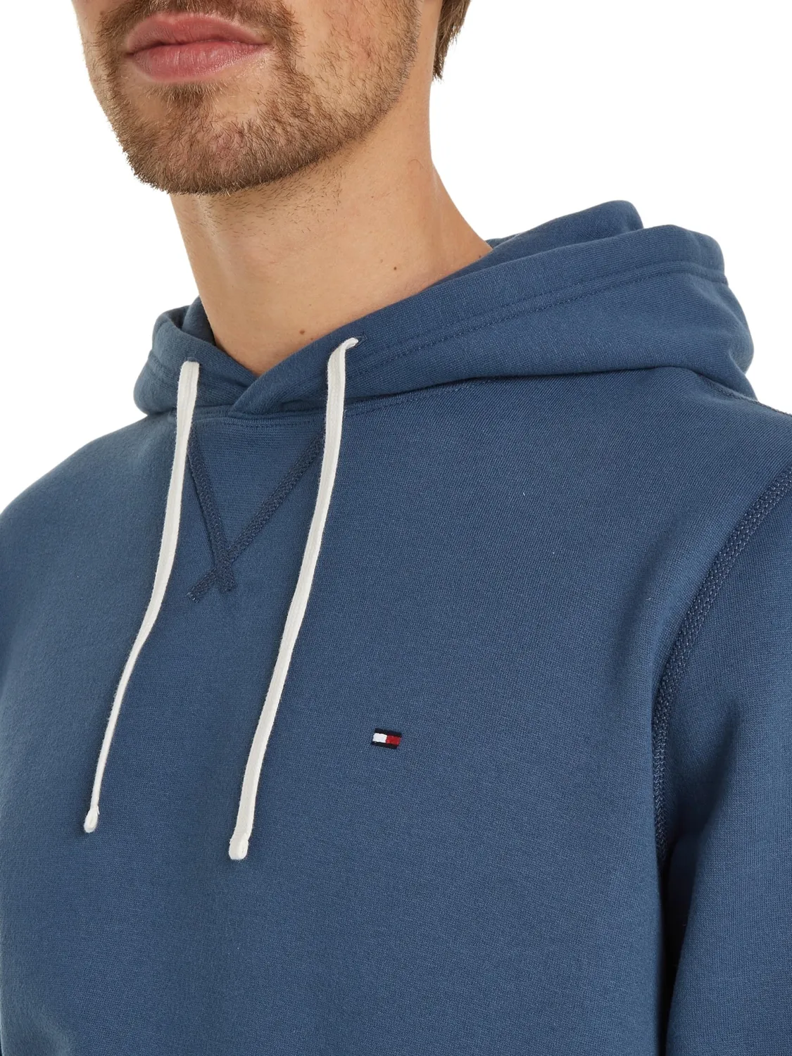 Tommy Hilfiger Essential Fleece Regular Fit felpa blu XS