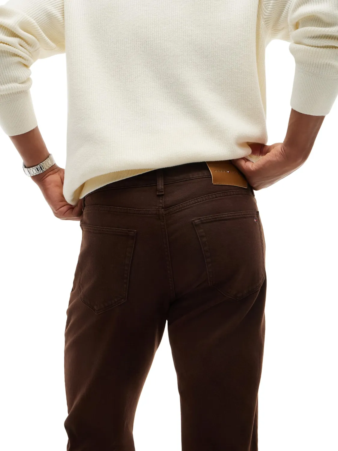Tommy Hilfiger Denton MW0MW44914 jeans uomo slim dritto blu