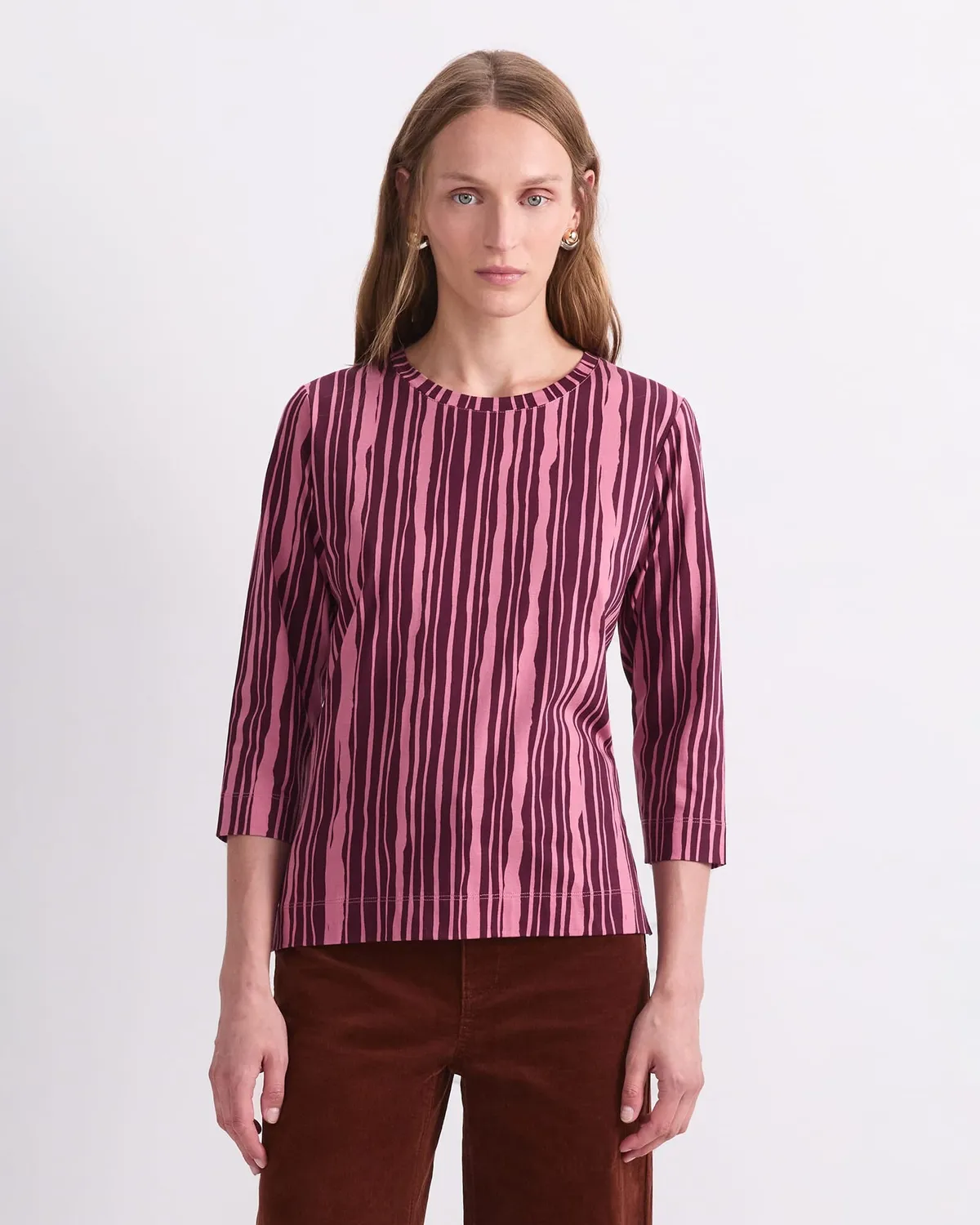 Sportscraft Stripe maglia maniche 3/4 righe