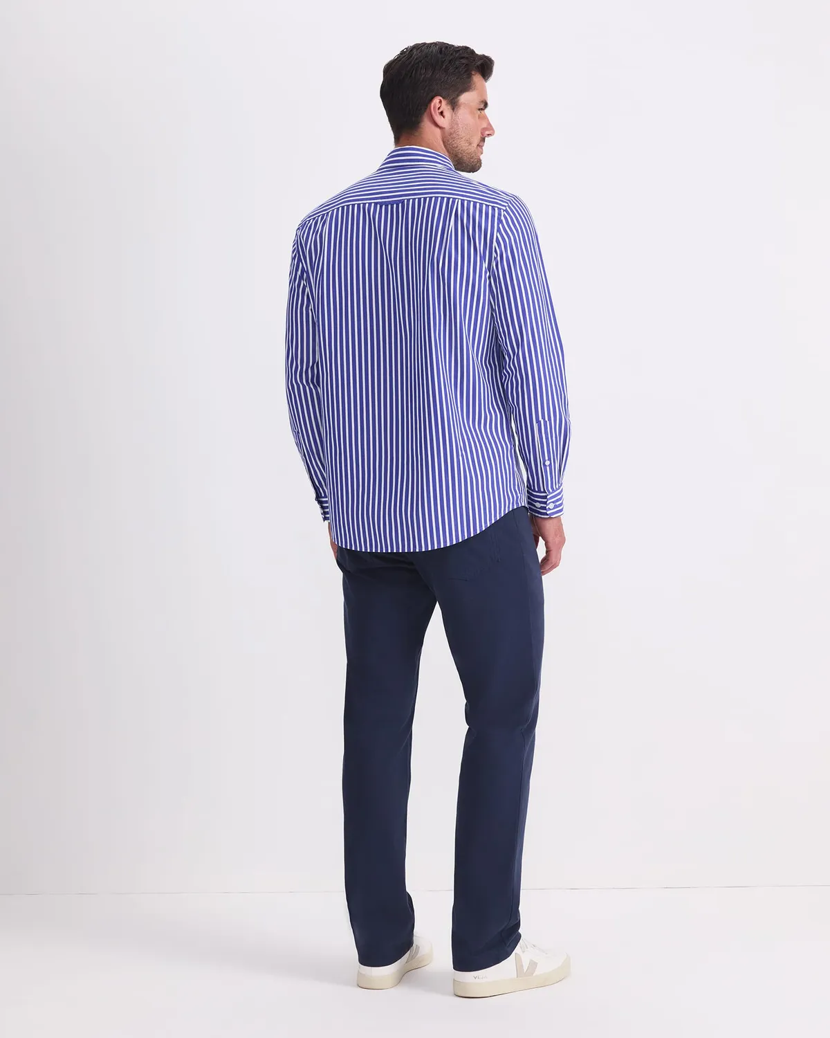 Sportscraft Ryan Stripe Long Sleeve Shirt camicia righe cotone