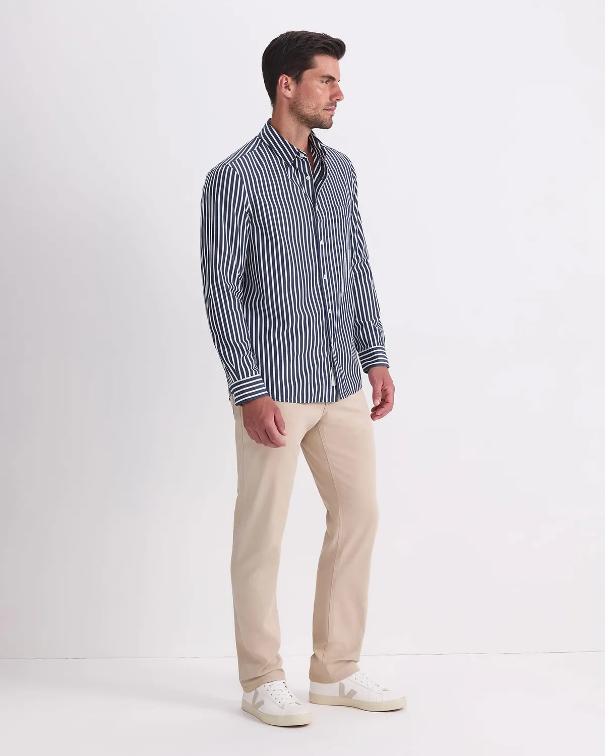 Sportscraft Ryan Stripe camicia uomo riga cotone