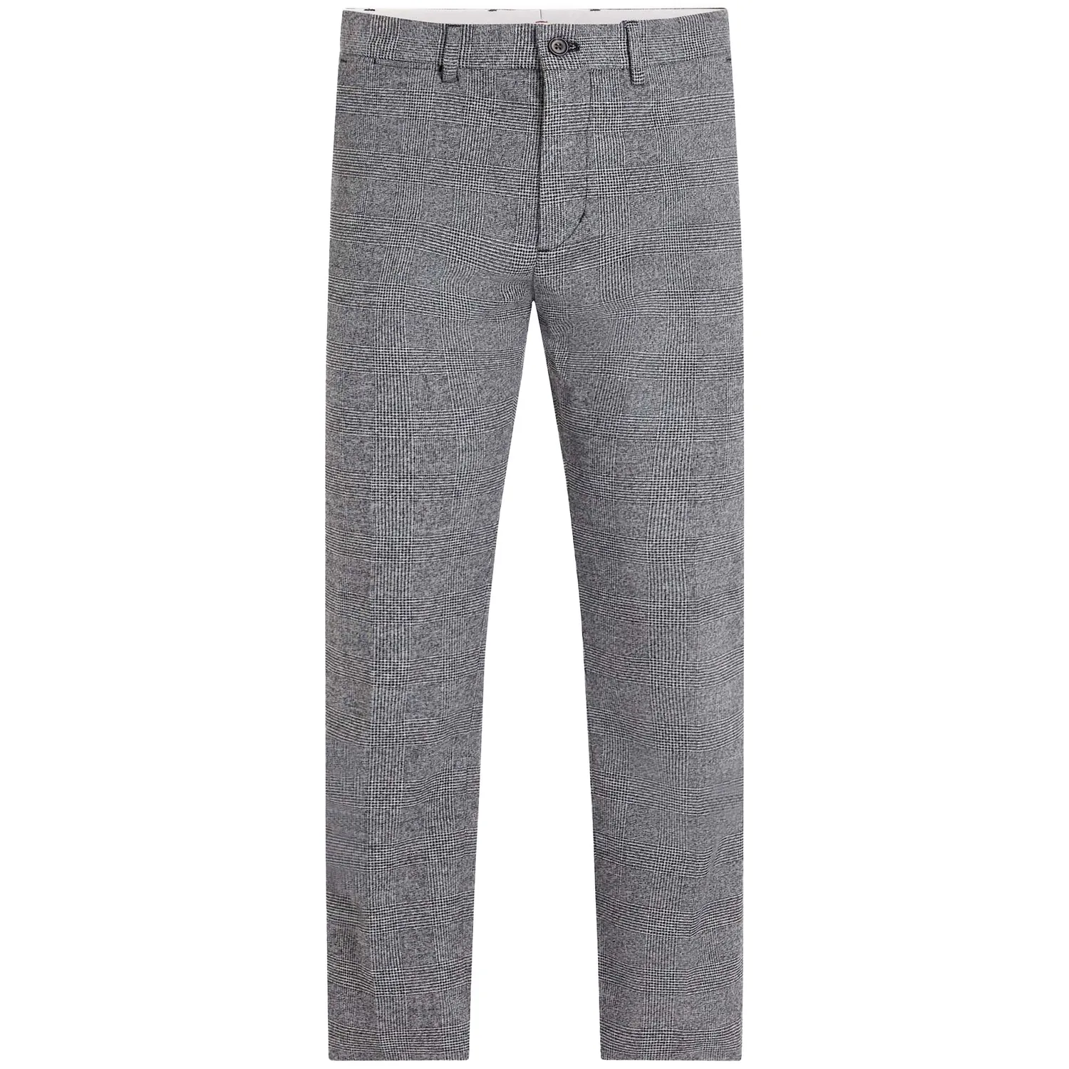 Tommy Hilfiger Denton Brushed Check pantalone uomo blu Desert Sky
