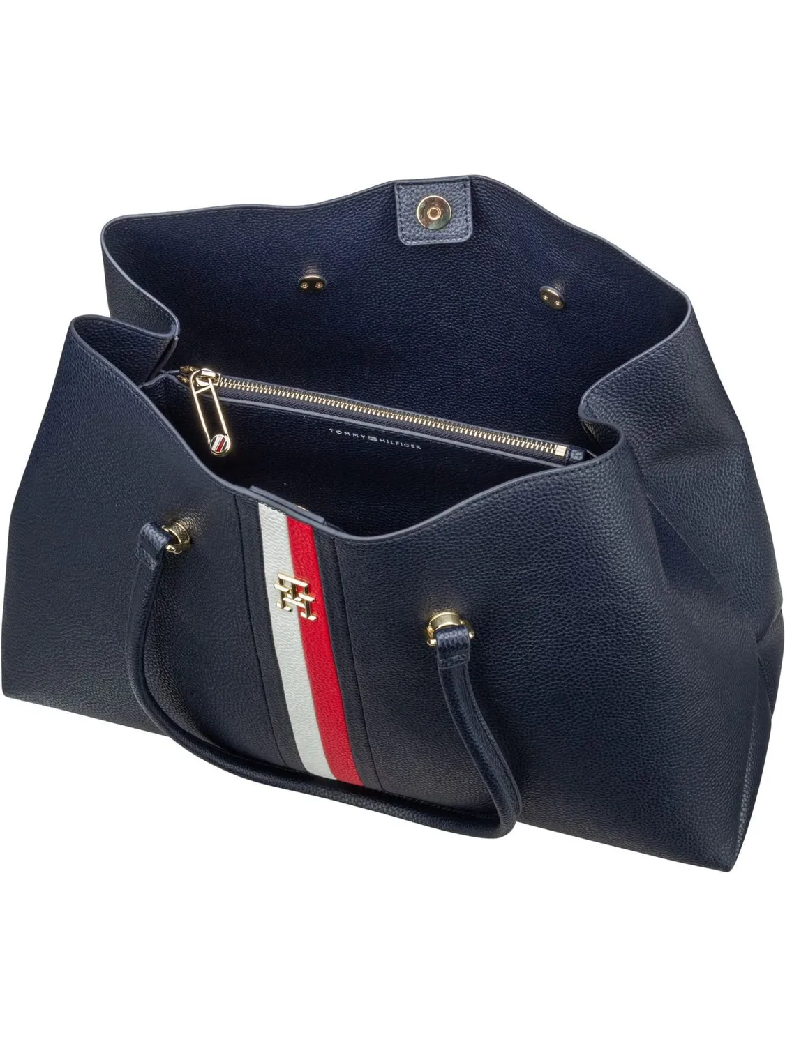 Tommy Hilfiger TH Emblem Workbag Corp borsa blu Space Blue