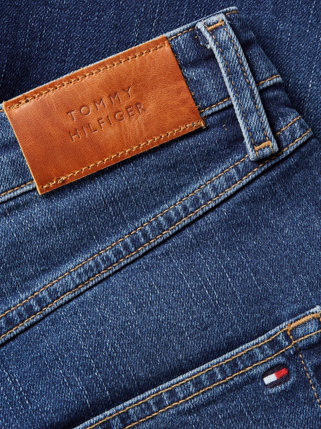 Tommy Hilfiger Kai Straight shorts jeans donna elastici 27W