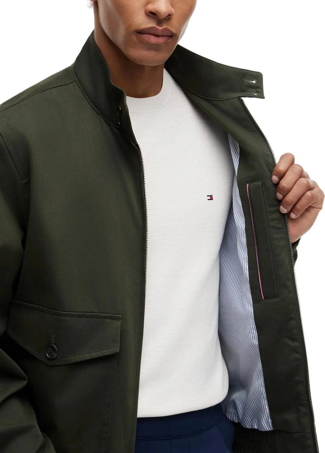 Tommy Hilfiger Cotton Harrington MW0MW42507 Giacca Uomo