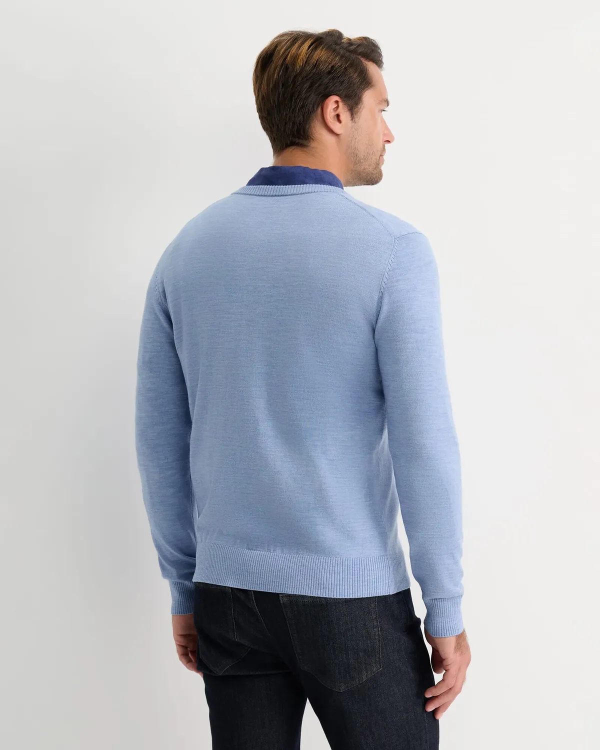 Sportscraft Merino V-Neck maglione scollo V lana merinos