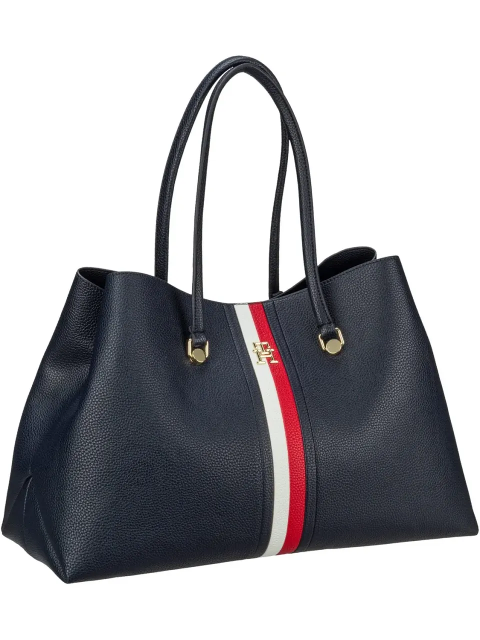 Tommy Hilfiger TH Emblem Workbag Corp borsa blu Space Blue
