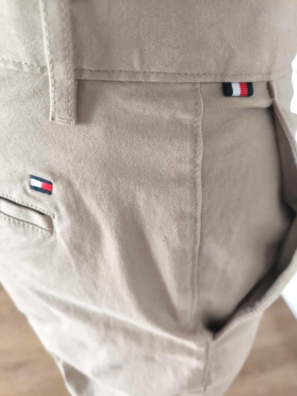 Tommy Hilfiger Denton pantalone chino uomo beige