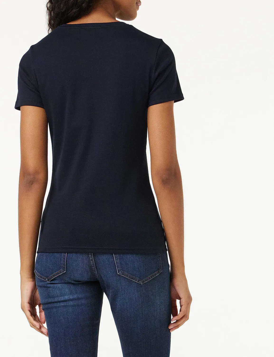 Tommy Hilfiger Cody Rib WW0WW37882 top donna nero coste