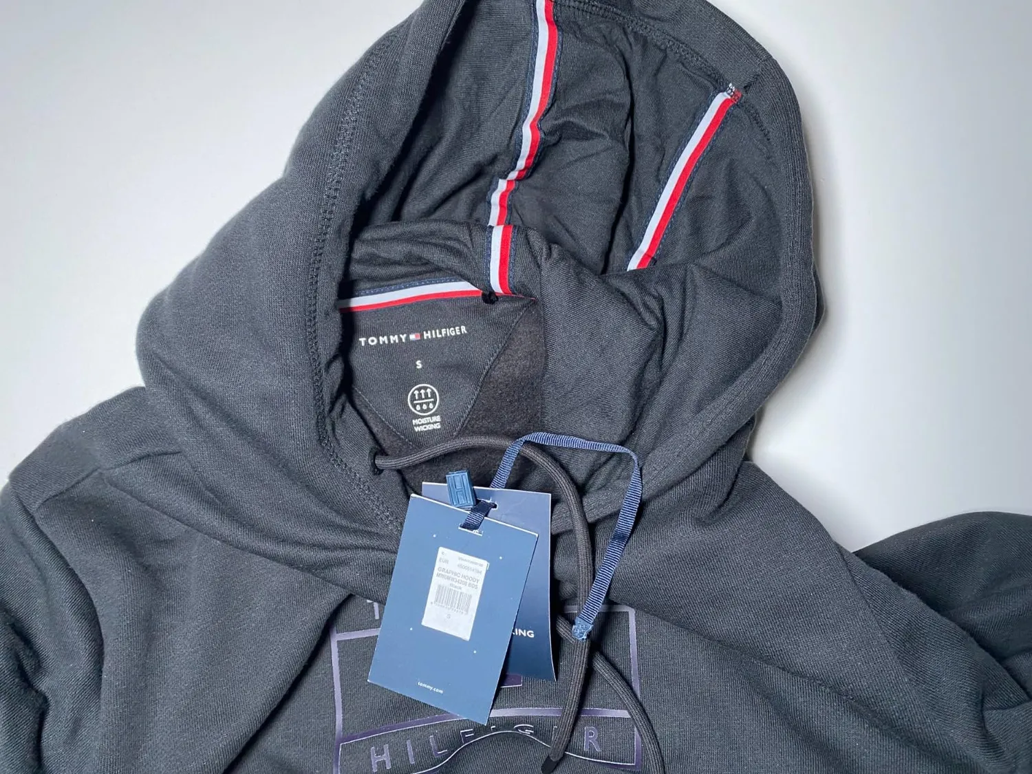 Tommy Hilfiger Track Graphic felpa cappuccio uomo XXL beige