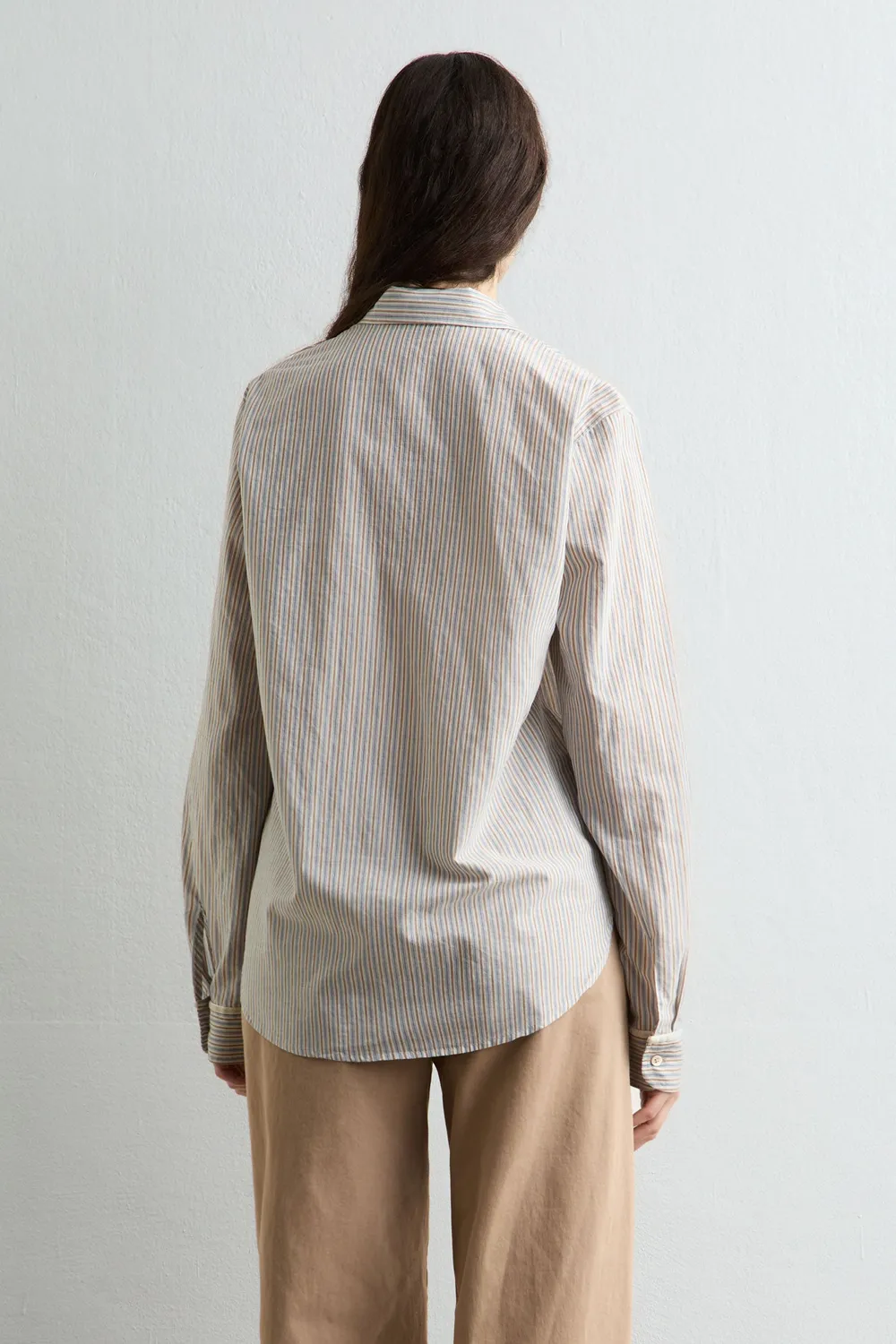Massimo Alba Marysol camicia donna azzurra cotone