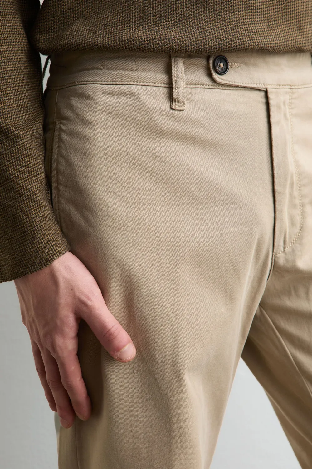 Massimo Alba Winch2 Pantaloni Uomo Beige Gabardine