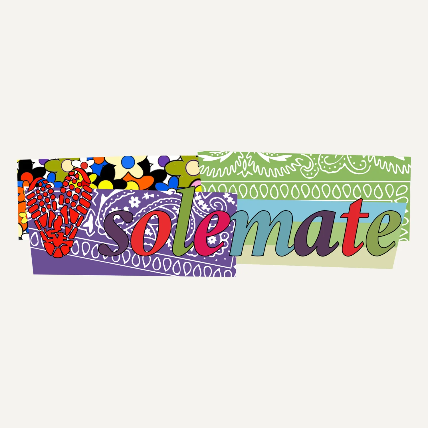 Solemate Box Logo Far Out t-shirt panna cotone bio