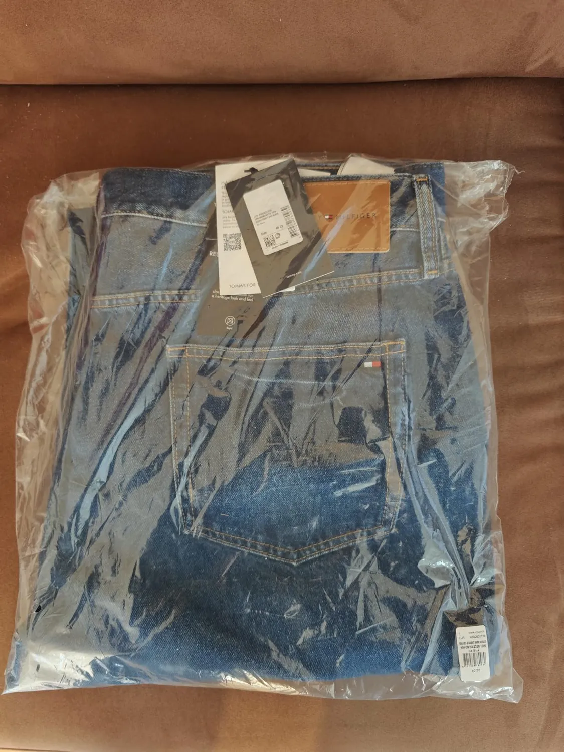 Tommy Hilfiger MW0MW42328 jeans uomo 36W/32L blu
